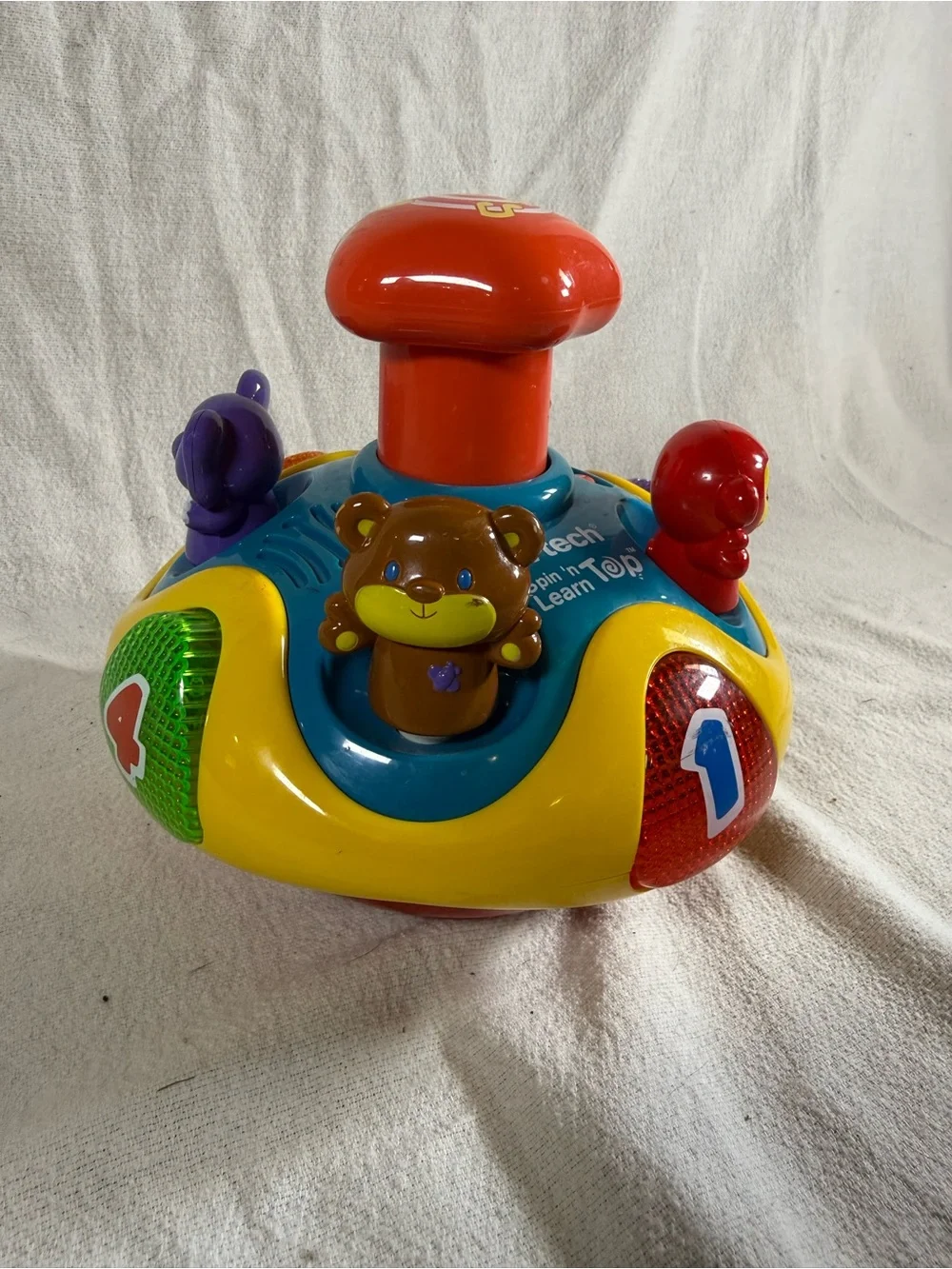 V-Tech Spin ‘n Learn Top Learning Teaching Animals and Numbers Toy